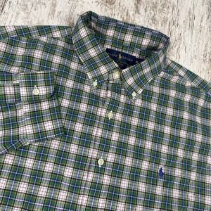 Polo Ralph Lauren Button‎ down Men's Size XL Plaid Long Sleeve Dress Shirt Dad